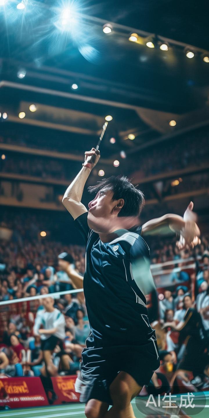 在体育赛事的舞台上，羽毛球以其敏捷的动作、激烈的对